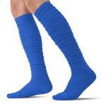Extra Long Padded Football Scrunch Socks for Youth Athletes' Comfort and Support