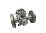 GB Standard CF8M T Port Three Way Flange End Ball Valve