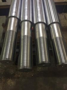 China Hardness Between 50-55 Degrees Surface Finish/Roughness 0.2-0.4 Chrome Piston Rod Engineering Machinery factory