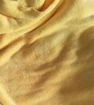 150cm Width 550gsm Microfiber Cleaning Cloth Yellow Coral Fleece 150D / 144F