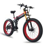 26" Electric Folding Fat Tire Bike 3H Charging 45km/H Max Speed