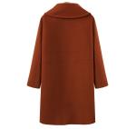 Custom long woolen overcoat/coat/winderbreaker women suit
