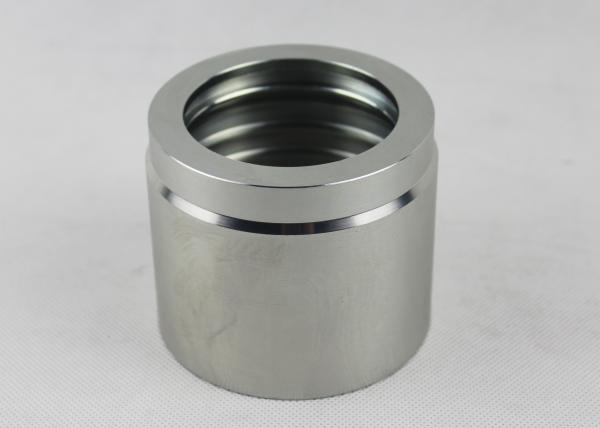 Silver / Golden Hydraulic Hose Fitting , Hydraulic Pipe Fittings Galvanized Zinc