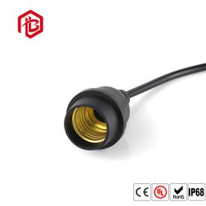 China Electrical Light PVC E27 Bulb Holder Connector Male Female Lamp Holder Plug factory