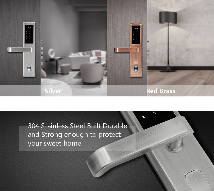 Big Data Capacity Electronic Entry Door Locks , Durable Electronic Card Door Lock