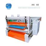 PPGI Pu Sandwich Panel Production Line 5.5KW Hydraulic Cutting