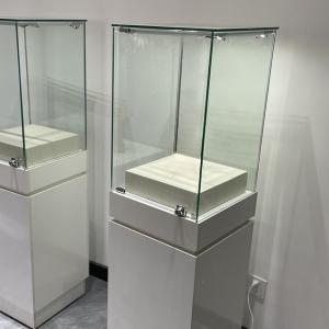 China Necklace Jewelry Display Fixtures Glass Cabinet Showcase Store factory