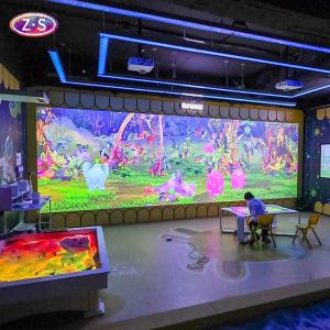 Tech Laser DLP Projection Immersive Drawing Interactive Games For Showrooms
