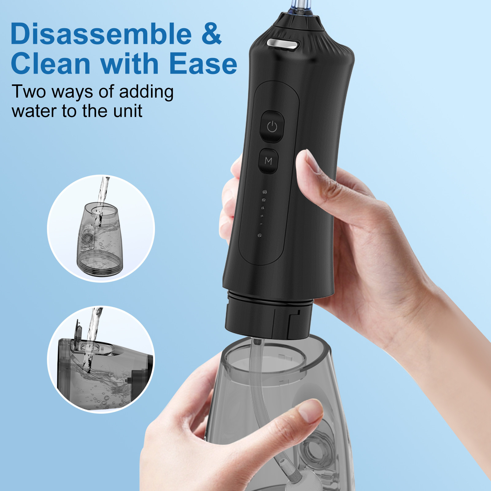 5 Modes IPX7 Waterproof Electric Cordless Water Flosser Oral Irrigator Dental Oral OEM