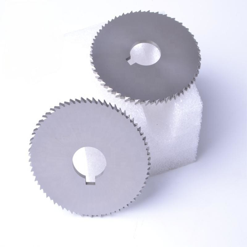 High Speed Steel Meat Cutting Machine Circular Round Cutting Blades Cut Frozen Meat