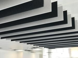 China Sound Absorb Acoustic Ceiling Baffles E0 Level 3d Plate factory