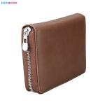 Custom Logo Genuine Leather Rfid Wallet with RFID Blocking and ID Card Holder