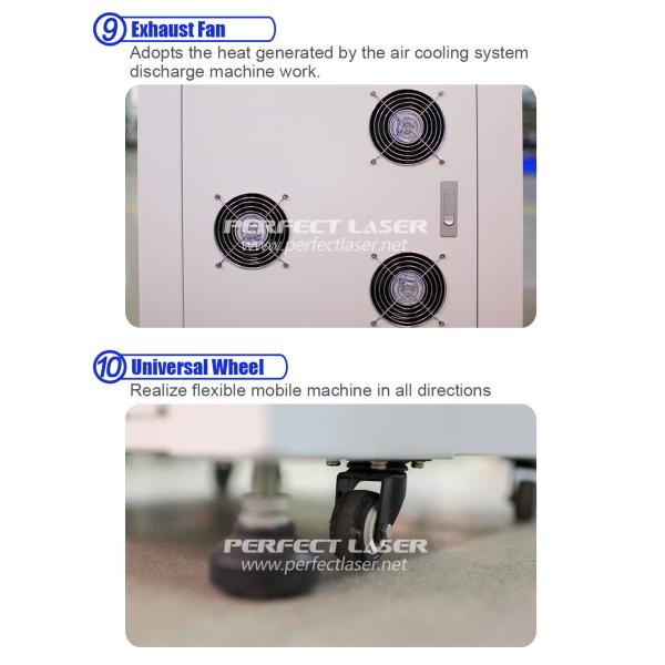 High Effciency Laser Marking Machine , 10 Watt Fiber Optic Laser Etching Machine