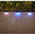 Muilticolored Outdoor Decorative Solar Dock Dck Lights For Garden Step Patio