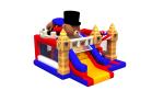 Fireproof Colorful Inflatable Combos Little Brown Bear Theme Castle Inflatable