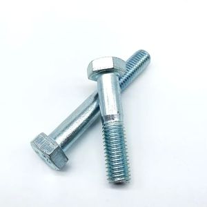China Din 931 Hexagon Head Bolt Grade 4.8/ 8.8/ 10.9/ 12.9 M10 Half Thread Hex Bolts on sale