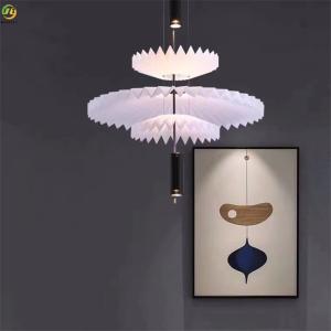 China Home/Hotel Metals Art Baking Paint Gold LED Modern Pendant Light factory