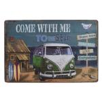 Metal wall art Metal sign ,2024 metal Car sign ,vintage style poster sign for