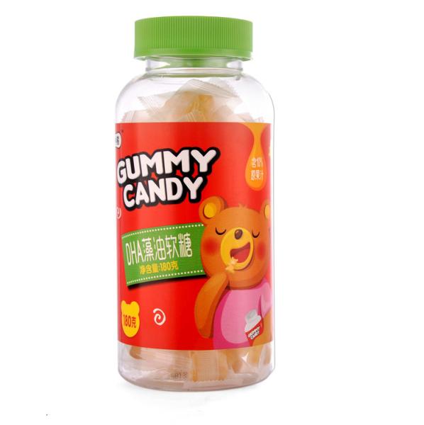 Candy Coated Gelatin Gummy Bears Gummy Omega 3 Supplement Helps Brian Developmen