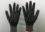 13 Gauge Grey Nitrile Coated Gloves Smooth Finished Nitrile for Gardening