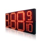 60HZ 50HZ 3G RF TCP IP Red Gas Station Led Price Signs Board Signage 8.889 10