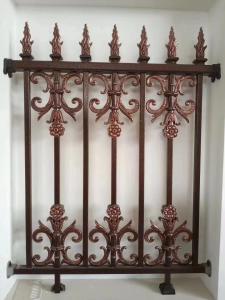 China Garden And Stair Handrail Ornamental Aluminum Fence Handmade factory