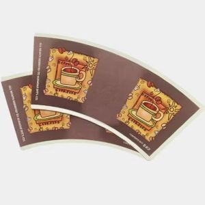 China Eco Friendly 100% Biodegradable Water Base PE PLA Coating Paper Cup Fan on sale