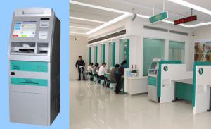 China Water Proof Multifunction ATM Kiosk , Tel / Transport Card Recharging factory