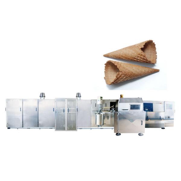 Multidimensional Waffle Ice Cream Cone Biscuit Making Machine / Rolled Sugar