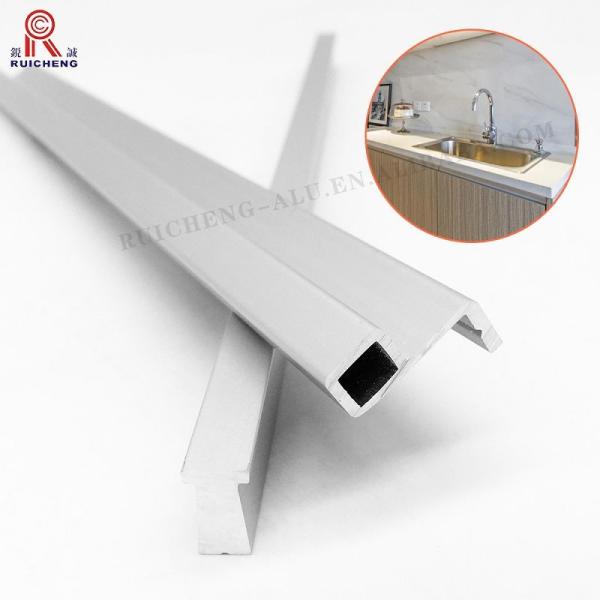 China T8 Aluminium Handle Profile For Kitchen 3mm Thickness Sandblasted factory