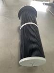 5um 0.5um ，324*660，Dust Filter Cartridge,Flange Type，Black 100% Polyester