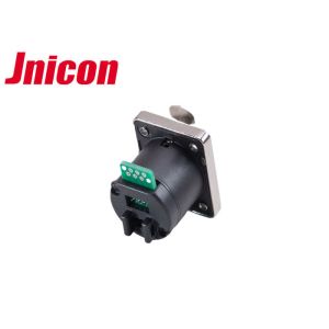 LED Screen RJ45 Panel Mount Waterproof Connector IP65 PCB Board UL Approved