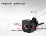 Zinc Alloy Smart Keyless Fingerprint Cabinet Lock