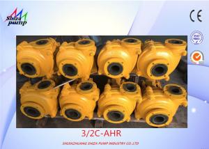 China Anti - Corrosion gravel Slurry Pump Rubber Liner Open Impeller Type 3 / 2 C - R factory