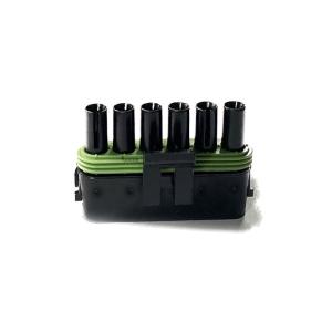 China Black 12015799 6 Pin Waterproof Automotive Connector Plug factory