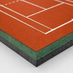 4mm Thickness Athletic PU Sports Flooring Basketball Court