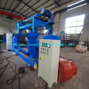 Two Roll Rubber Mixing Mill Electrical Heated 50~60 HRC