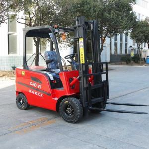 China 60V Small Manual Forklift 2.5T Wheel Electric Forklift Self Loading Forklift Truck factory