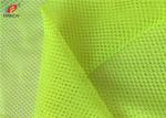 Warp Knitting Non-Stretch Flourescent Yellow Sports Mesh Fabric