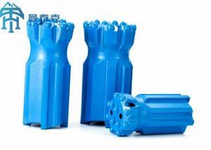 China Blue 89mm Retract T51 Button Bit , Drop Center Rock Dth Drilling Tools factory