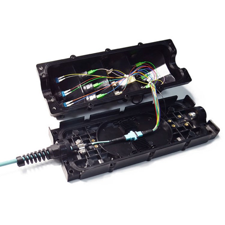 12 Core FTTX FTTH FTTA Fiber Optic Splice Closure For Military Communication