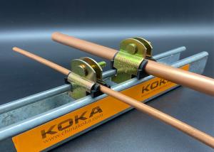 China HVAC SS304 Rigid Steel Conduit Strut Cushion Clamps For Pneumatic Refrigeration factory