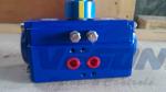 Polyester Coating Pneumatic Rack And Pinion Actuator / 0~90 Degree Rotary