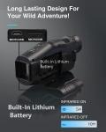 Video Long Distance Infrared Night Vision Goggles Binoculars 1080p Full HD
