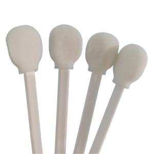 China Solvent Cleaning Round Cleanroom Swabs FS708 100ppi Foam Tipped Swabs factory