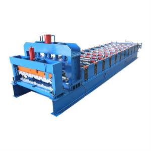 China Steel Tile Forming Machine For Roofing Glazed Sheet Metal Construction Materials factory