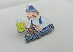 Iron Stamping, Die Struck Karneval Lapel Pin by Antique Nickel Plating (OEM &