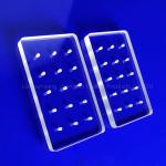 Professional Custom Ultraviolet Quartz Perforated Glass Sheet