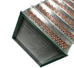CE 1/4HP Air Fan Louvered Fin Heat Exchanger Hydrophilic 8 Rows