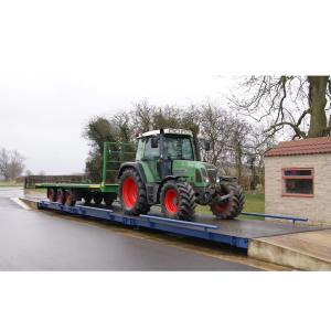 China High Accuracy 50ton 3x12m Truck Scale Weighbridge , Public Weigh Scales U Beam factory